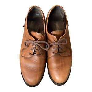 Mephisto Sherpas Derby Oxford Leather Brown Lace Up Shoes Size 11